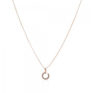 Colar dourado prego em zincornia -TI0590MSX - Tiamo Semijoias