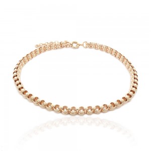 Colar elo dourado - TI0088BA - Tiamo semijoias
