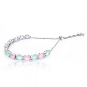 PULSEIRA SHAMBALA PRATEADA MIX - TI0166BA - TIAMO SEMIJOIAS