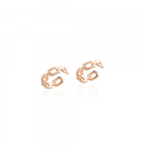 Piercing dourado forma de corrente - TI0421MSX - Tiamo Semijoias