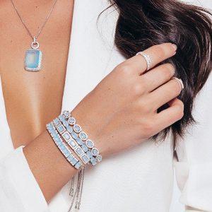 Pulseira ajustavel azul